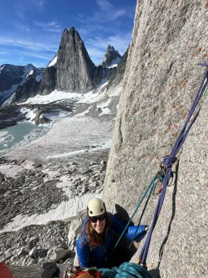 Top of pitch 1 on McTech Arete